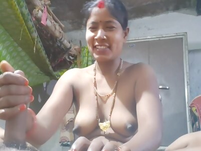 brunette hd handjob